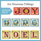 A Art Nouveau Tidings Design Pack