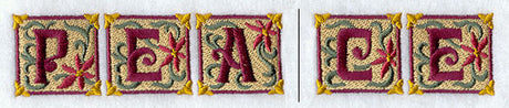 Art Nouveau Tidings - Peace