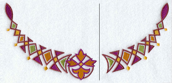 Celtic Diamonds Neckline (Crewneck) (Split)