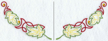 Celtic Maple Leaf Neckline (Crewneck) (Split)