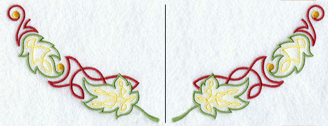 Celtic Maple Leaf Neckline (Crewneck) (Split)