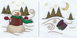 Blowing Hat Snowman - Placket Pals