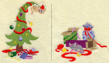 Christmas Kitties - Placket Pals