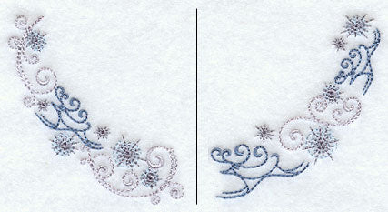 Icy Reindeer Neckline (Crewneck) (Split)