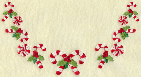 Candy Cane Neckline (Crewneck) (Split)