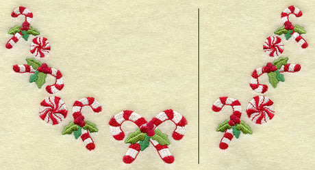 Candy Cane Neckline (Crewneck) (Split)