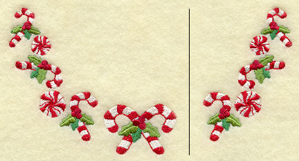 Candy Cane Neckline (Crewneck) (Split)