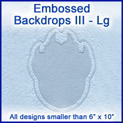 A Embossed Backdrops III Design Pack