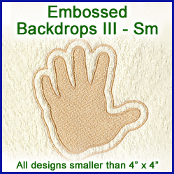 A Embossed Backdrops III Design Pack