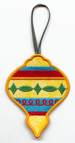 Wrapped in Whimsy Ornament 1 (In-the-Hoop)