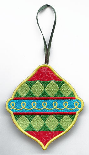 Wrapped in Whimsy Ornament 2 (In-the-Hoop)