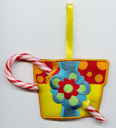 Wrapped in Whimsy Candy Cane Holder (In-the-Hoop)