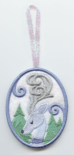 Radiant Reindeer Ornament 1 (In-the-Hoop)