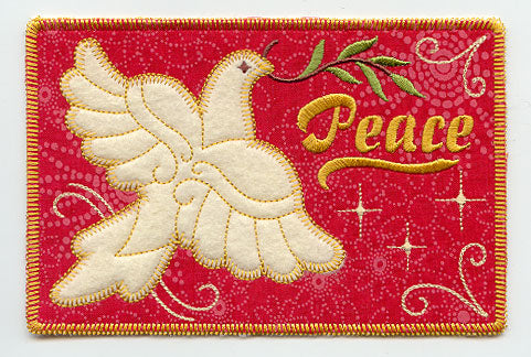 Peace (Postcard) (In-the-Hoop)