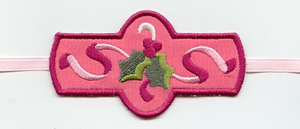 Holly Napkin Ring (In-the-Hoop)