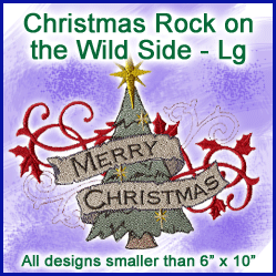 A Christmas Rock on the Wild Side Design Pack
