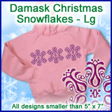 A Damask Snowflakes Design Pack
