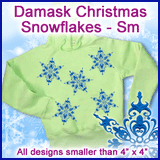 A Damask Snowflakes Design Pack