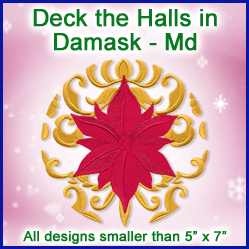 A Deck the Halls in Damask Design Pack