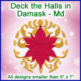 A Deck the Halls in Damask Design Pack