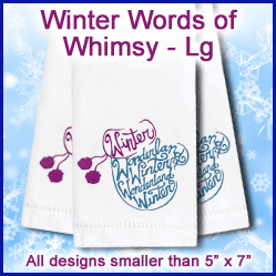 A Winter Words of Whimsy Design Pack