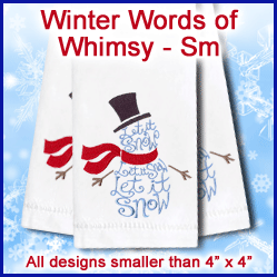 A Winter Words of Whimsy Design Pack