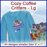 A Cozy Coffee Critters Design Pack