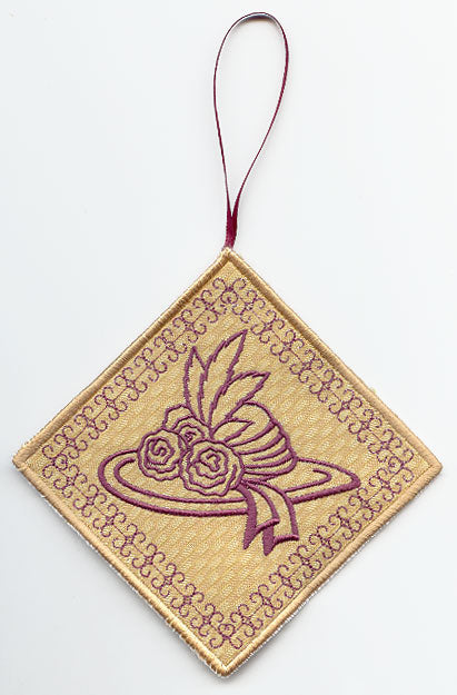 Victorian Hat Sachet (In-the-Hoop)