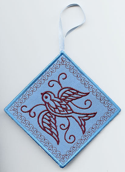 Victorian Swallow Sachet (In-the-Hoop)