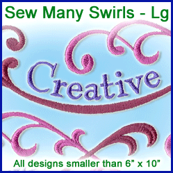 A Sew Many Swirls Design Pack