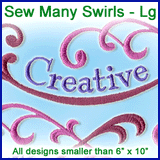 A Sew Many Swirls Design Pack