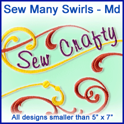 A Sew Many Swirls Design Pack