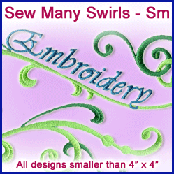 A Sew Many Swirls Design Pack