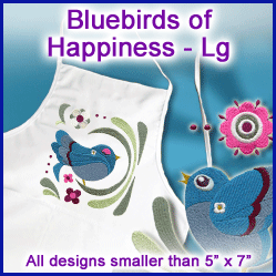 A Bluebirds of Happiness Design Pack