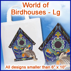 A World of Birdhouses Design Pack