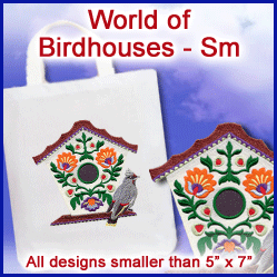 A World of Birdhouses Design Pack