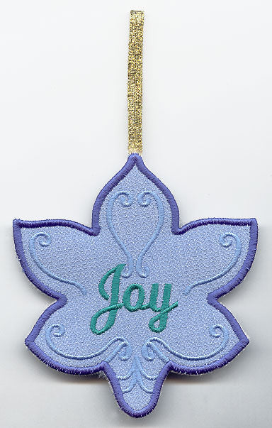 Hyacinth Towel Topper - Joy (In-the-Hoop)