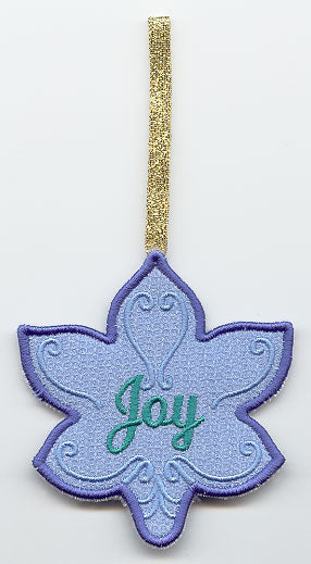 Hyacinth Towel Topper - Joy (In-the-Hoop)