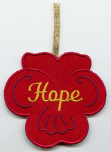 Pansy Towel Topper - Hope (In-the-Hoop)