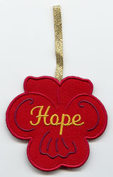 Pansy Towel Topper - Hope (In-the-Hoop)