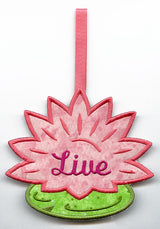 Water Lily Towel Topper - Live (In-the-Hoop)