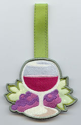 Whimsical Wine Towel Topper (In-the-Hoop)