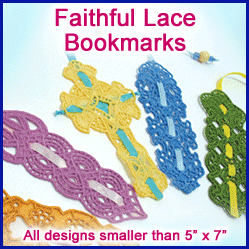 A Faithful Bookmarks (Lace) Design Pack