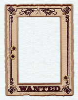 Wanted Photo Frame (In-the-Hoop)