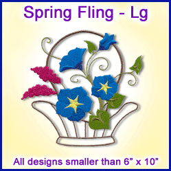 A Spring Fling Baskets Design Pack