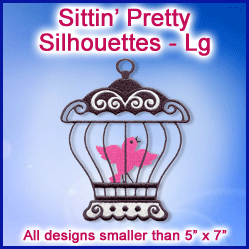 A Sittin' Pretty Silhouettes Design Pack