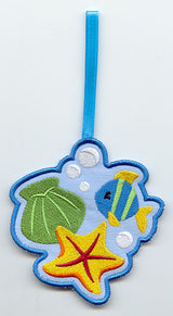 Deep Blue Sea Towel Topper (In-the-Hoop)