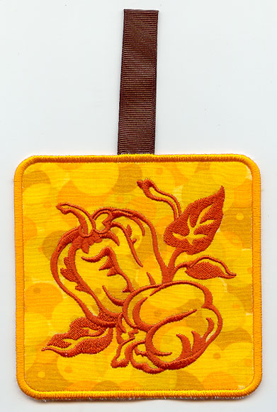 Towel Topper - Peppers (In-the-Hoop)