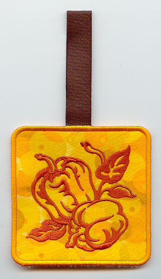 Towel Topper - Peppers (In-the-Hoop)