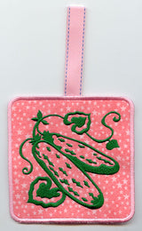 Towel Topper - Cucumbers (In-the-Hoop)